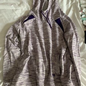 purple under armor hoodie